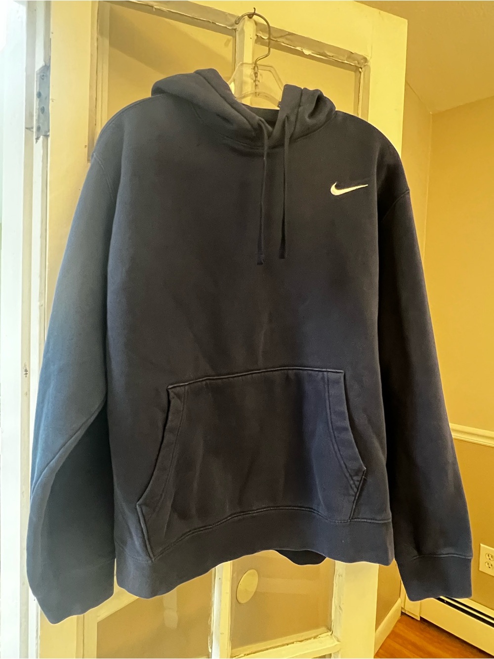 Nike Navy Club Fleece Pullover Hoodie